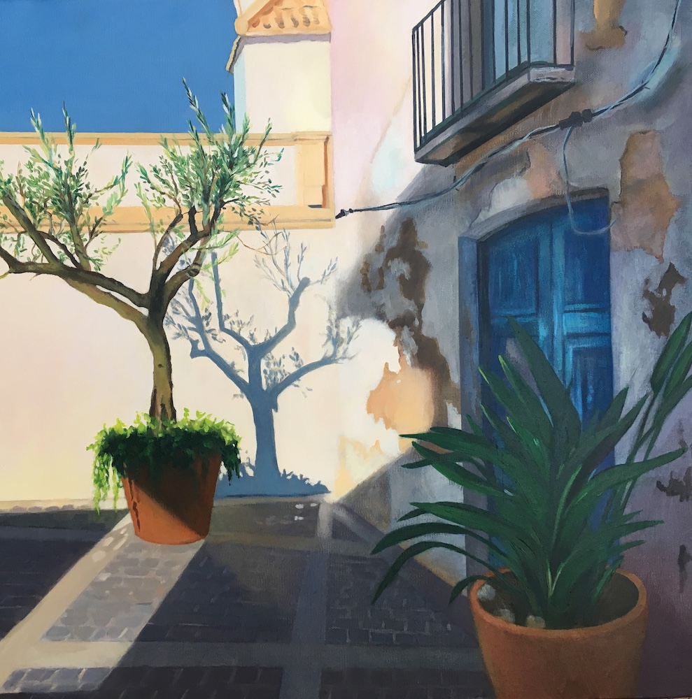 Olive Tree Shadows - Fidra Fine Art