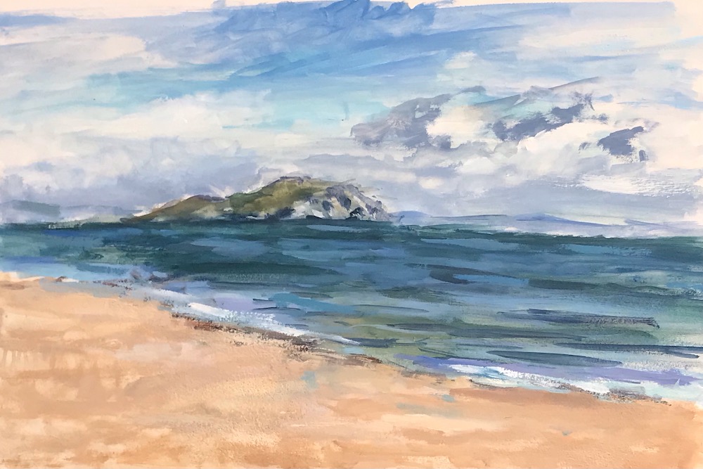 Craigleith from Milsey Bay - Fidra Fine Art